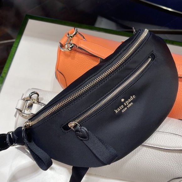 Kate Spade Chelsea Nylon Belt Bag Fanny Pack Black - Picture 13 of 16